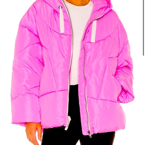 Free People Hailey Puffer Pink Rare 